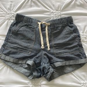 stripe shorts